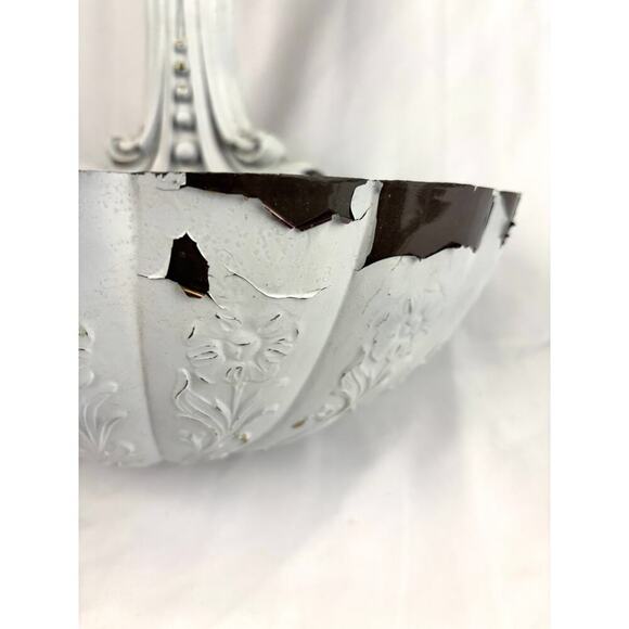 VTG Homco Home Interior Large White Ladle Spoon Wall Plaque Syroco 1970s - Picture 10 of 16